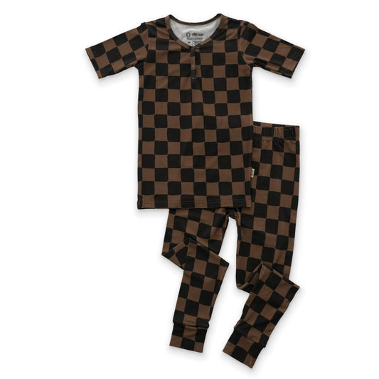 Ink & Earth Checkerboard 2pc Pajama SetPajamasEllie Sue18 - 24 Months