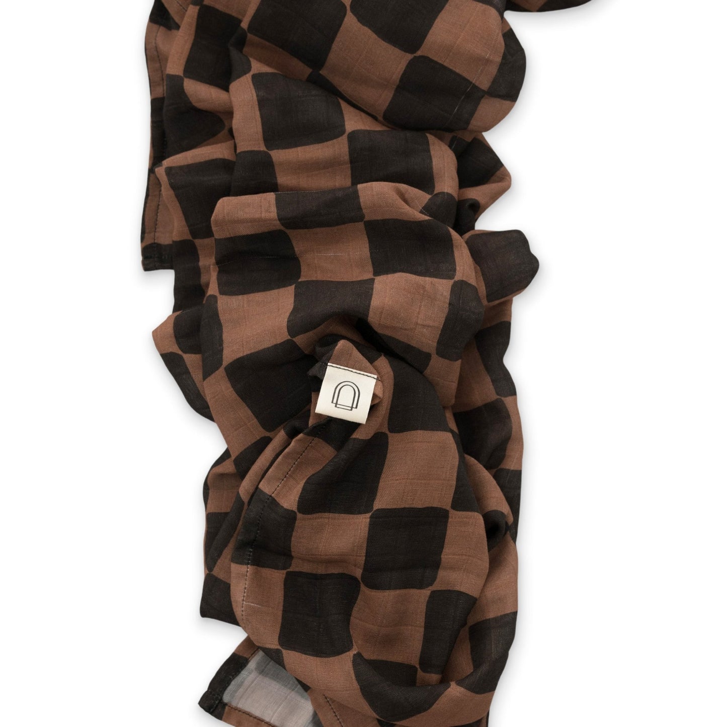 Ink & Earth Checkerboard Muslin Swaddle BlanketMuslin Swaddle BlanketEllie Sue