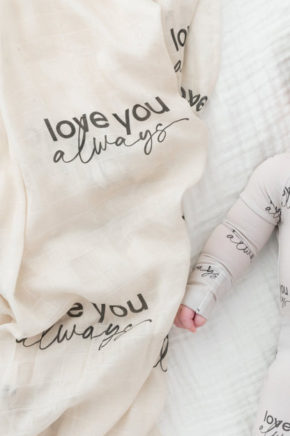 Love Always Muslin BlanketMuslin BlanketEllie Sue