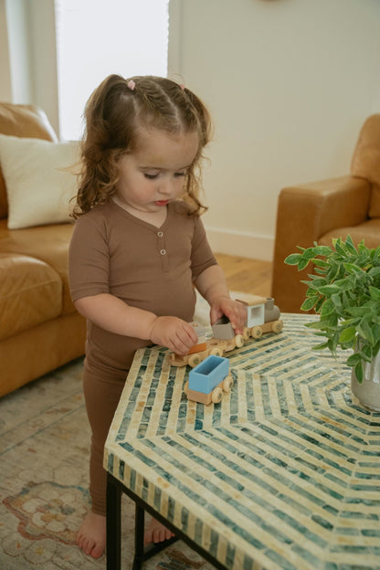 Mocha 2pc Pajama SetPajamasEllie Sue18 - 24 Months