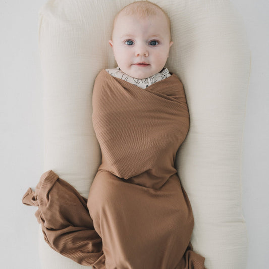 Mocha Stretch Swaddle BlanketStretch Swaddle BlanketEllie Sue