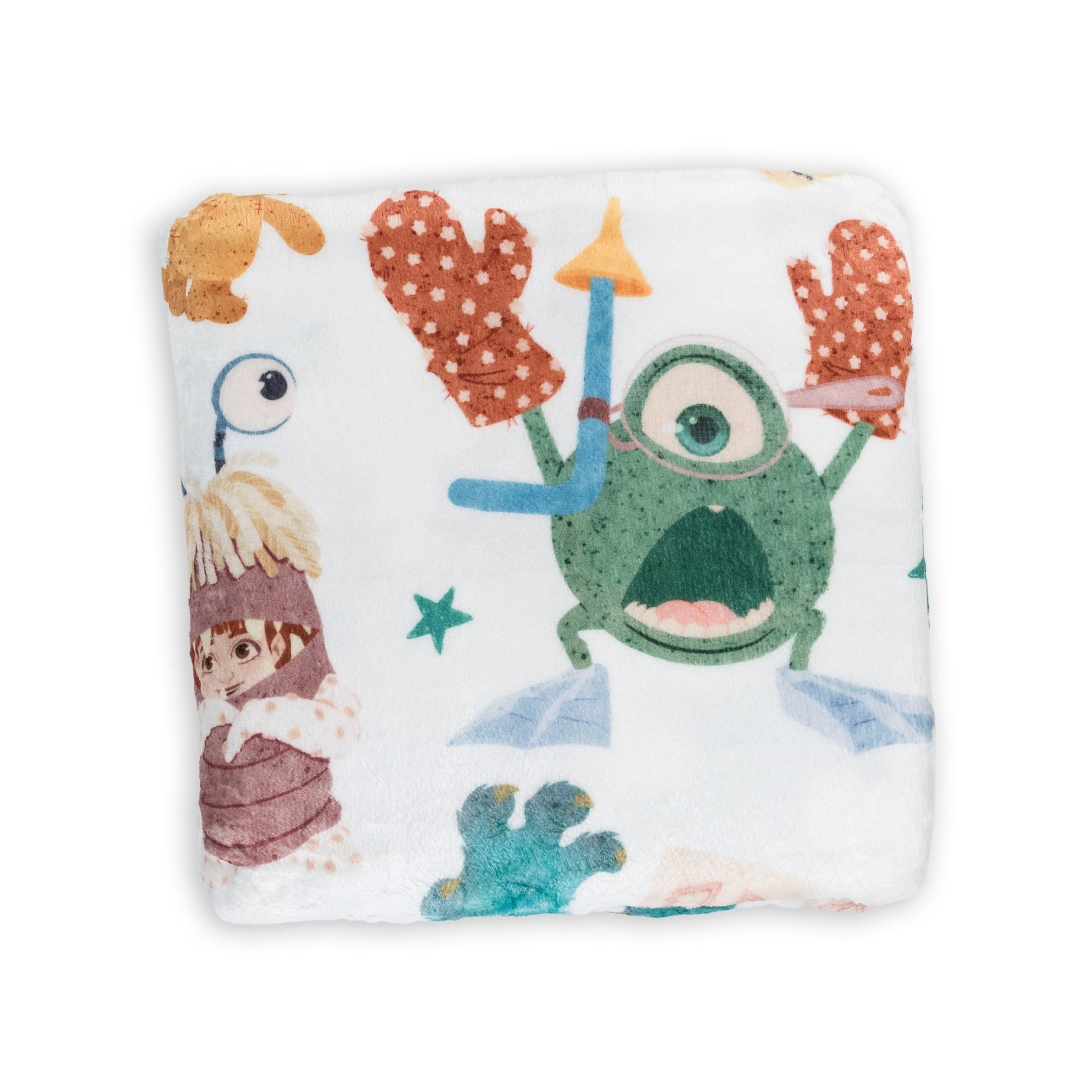 Monsters Double Sided Throw BlanketThrow BlanketEllie Sue