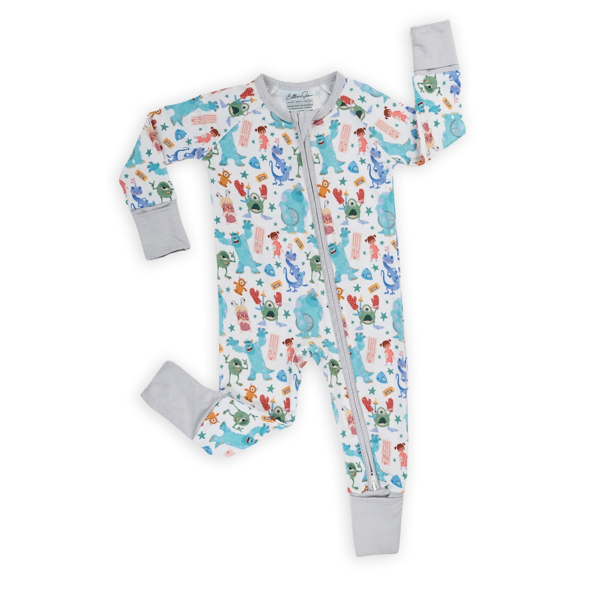 Monsters Zipper RomperZipper RomperEllie Sue0 - 3 Months