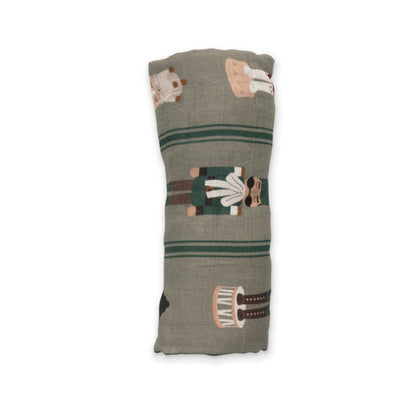 Nutcracker Parade Muslin Swaddle BlanketMuslin Swaddle BlanketEllie Sue
