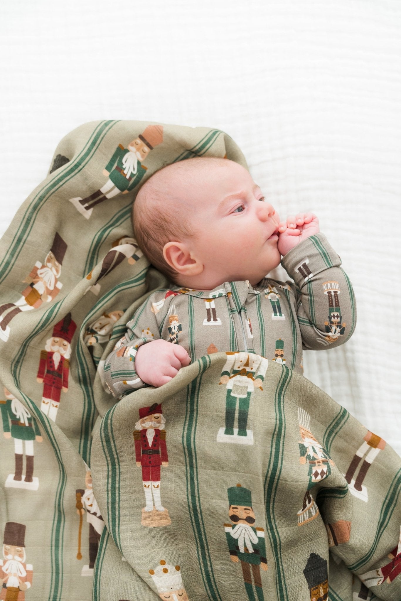 Nutcracker Parade Muslin Swaddle BlanketMuslin Swaddle BlanketEllie Sue
