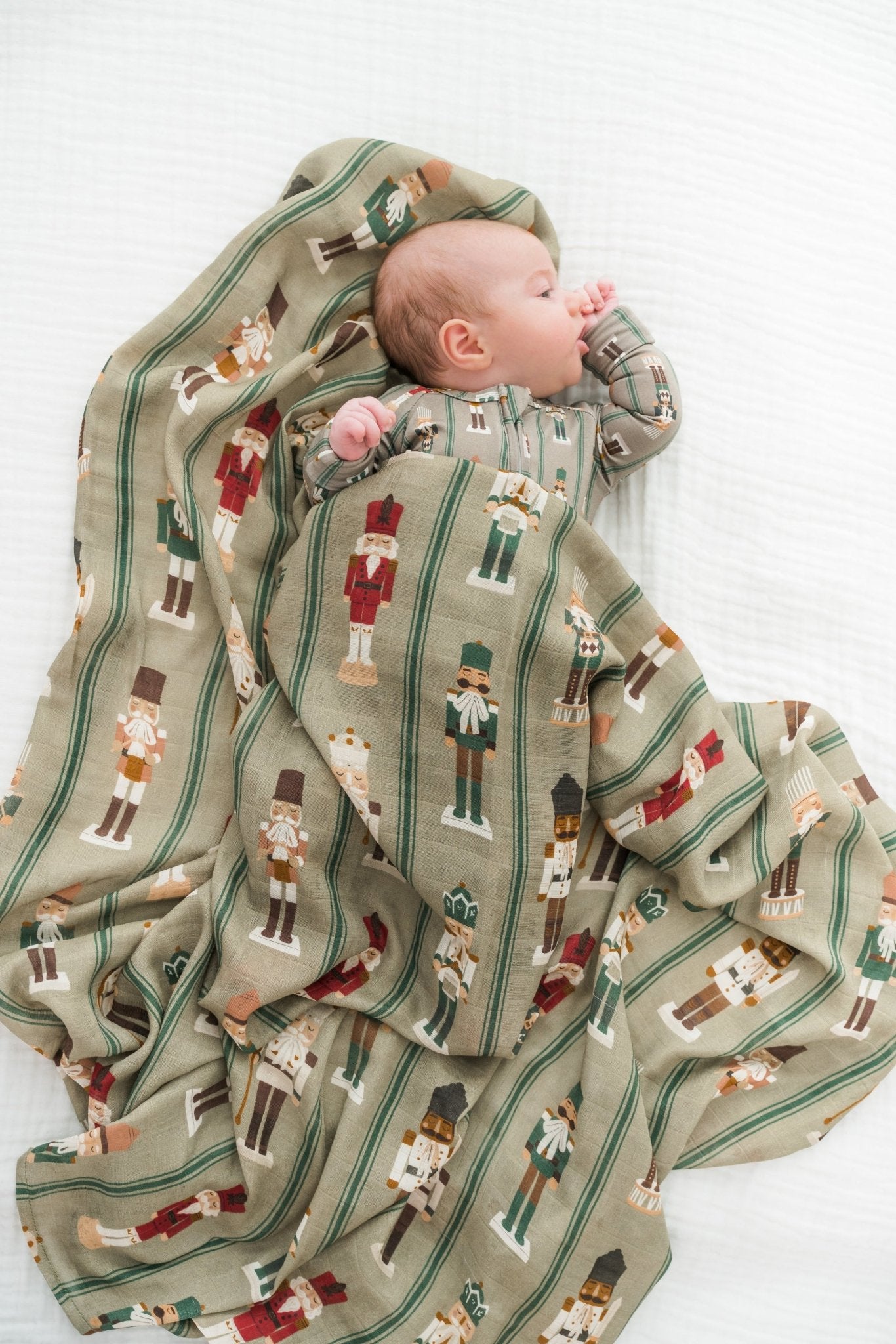 Nutcracker Parade Muslin Swaddle BlanketMuslin Swaddle BlanketEllie Sue