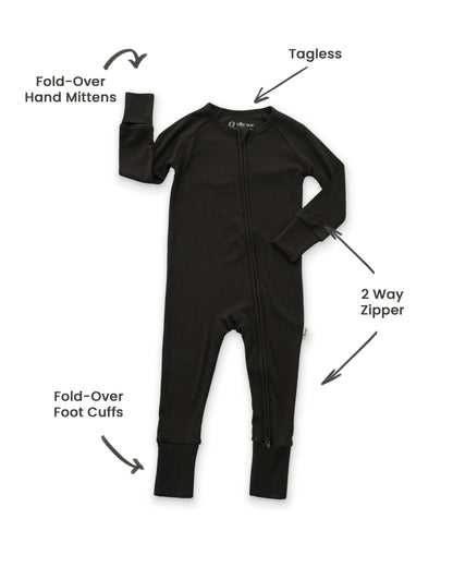 Onyx Zipper RomperZipper RomperEllie Sue0 - 3 Months