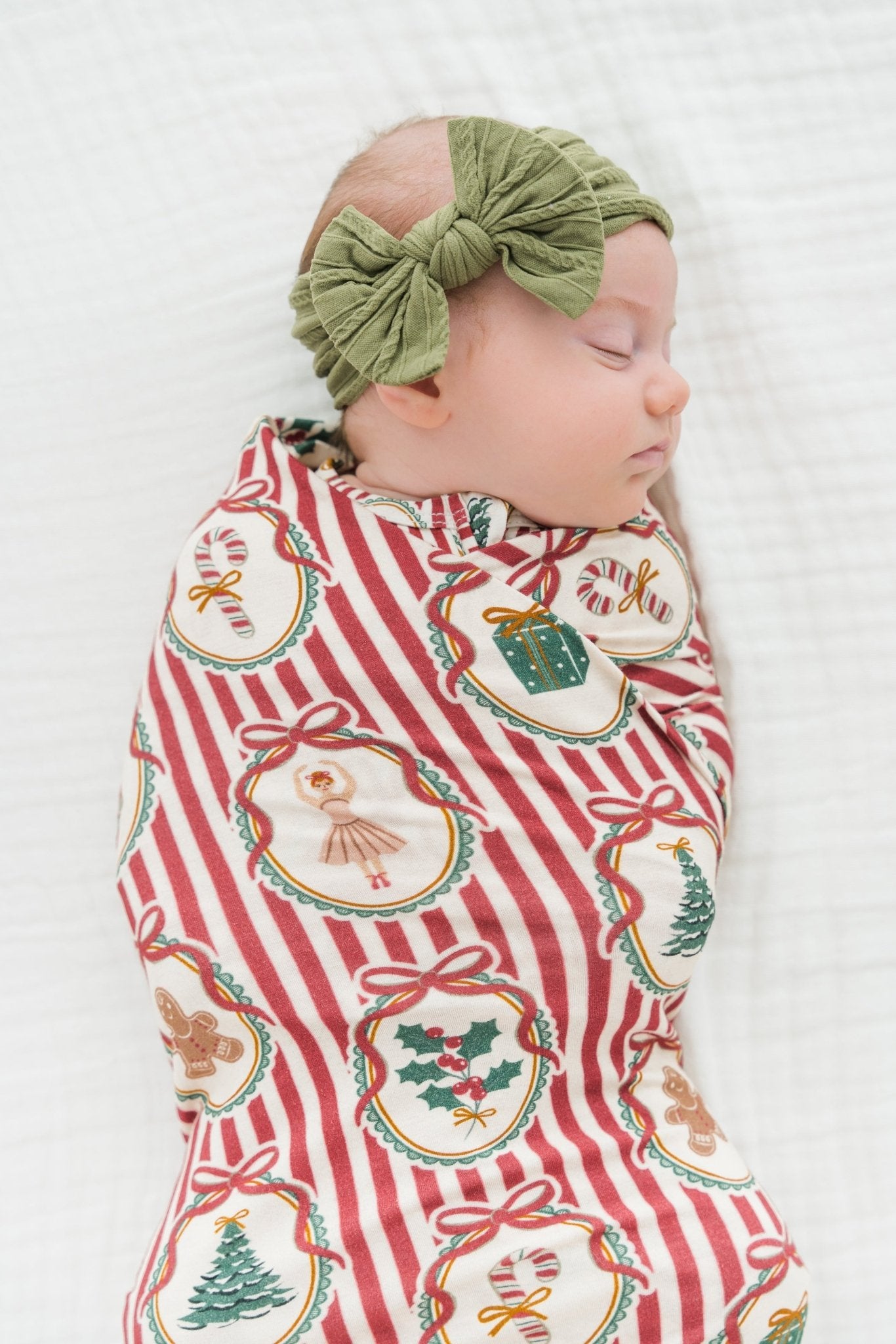 Peppermint Dreams Stretch Swaddle BlanketStretch Swaddle BlanketEllie Sue