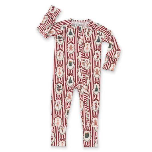 Peppermint Dreams Zipper RomperZipper RomperEllie Sue0 - 3M