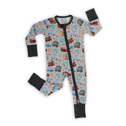 PRE - ORDER Cars Zipper RomperZipper RomperEllie Sue0 - 3 Months