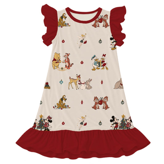 PRE-ORDER Storybook Christmas Ruffle NightgownRuffle NightgownEllie Sue2T