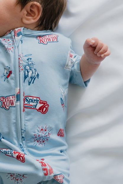 Rowdy Shortie Zip RomperShortie Zip RomperEllie Sue0-3M