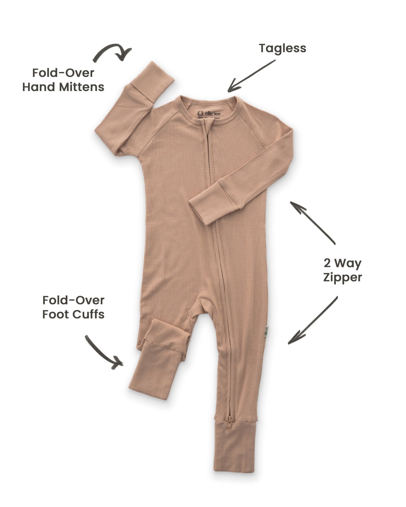 Rue Zipper RomperZipper RomperEllie Sue0 - 3 Months