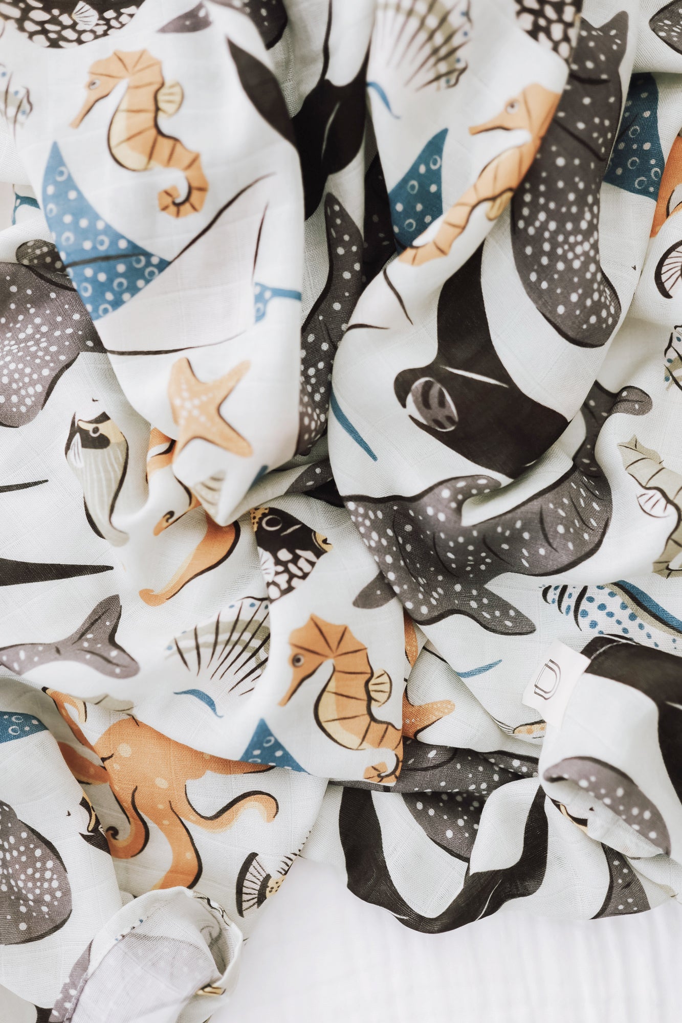 Seabound Muslin Swaddle BlanketMuslin Swaddle BlanketEllie Sue
