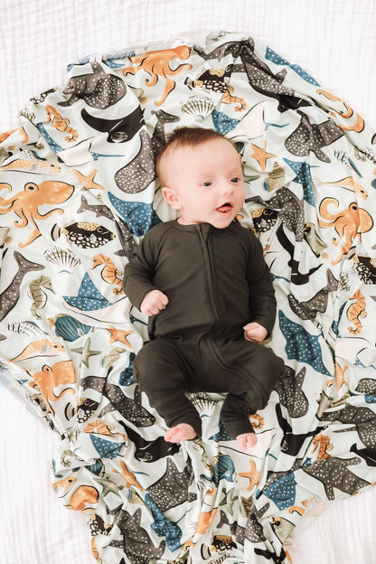 Seabound Stretch Swaddle BlanketStretch Swaddle BlanketEllie Sue