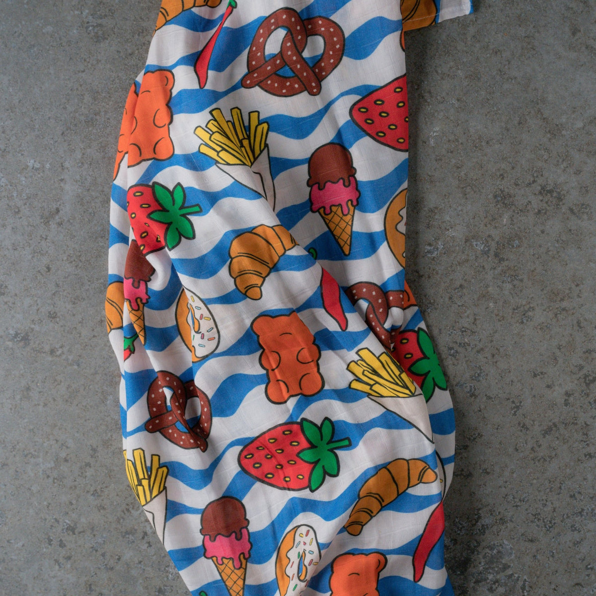 Snack Break Muslin BlanketMuslin BlanketEllie SueStandard - 47"x47"