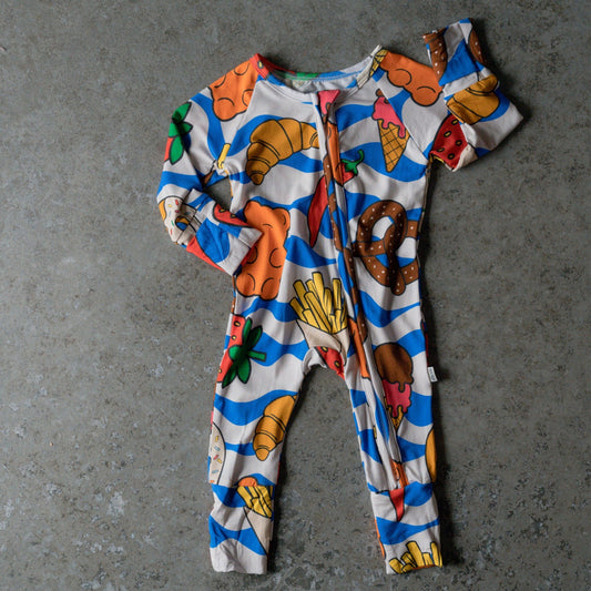 Snack Break Zipper RomperZipper RomperEllie SueNewborn