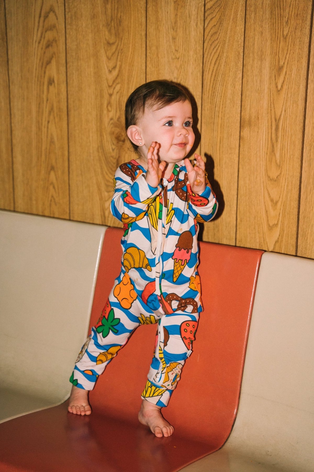 Snack Break Zipper RomperZipper RomperEllie SueNewborn