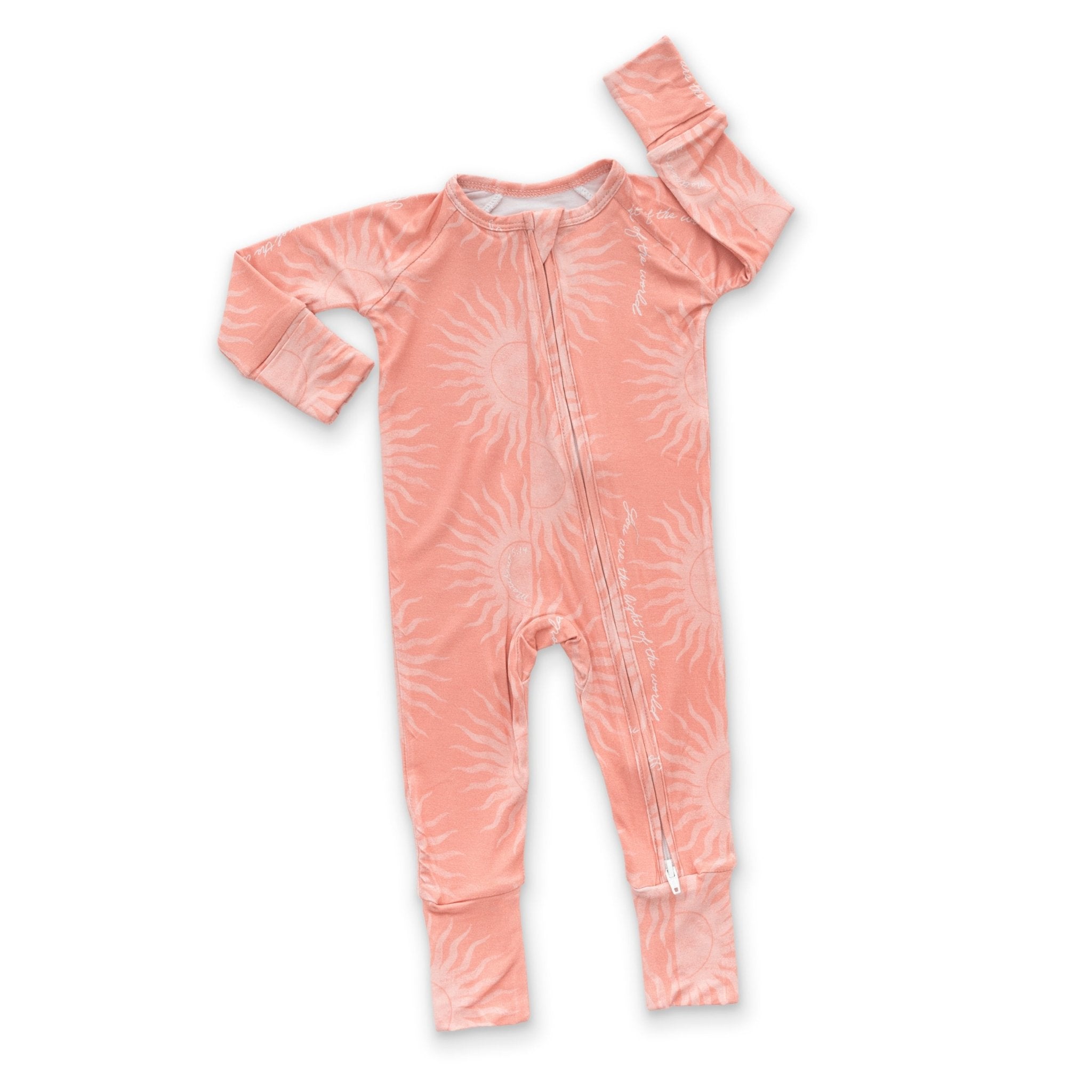 Sunshine Made Baby Zipper Romper Pajama in Stretchy Bamboo – Soft, Cozy ...