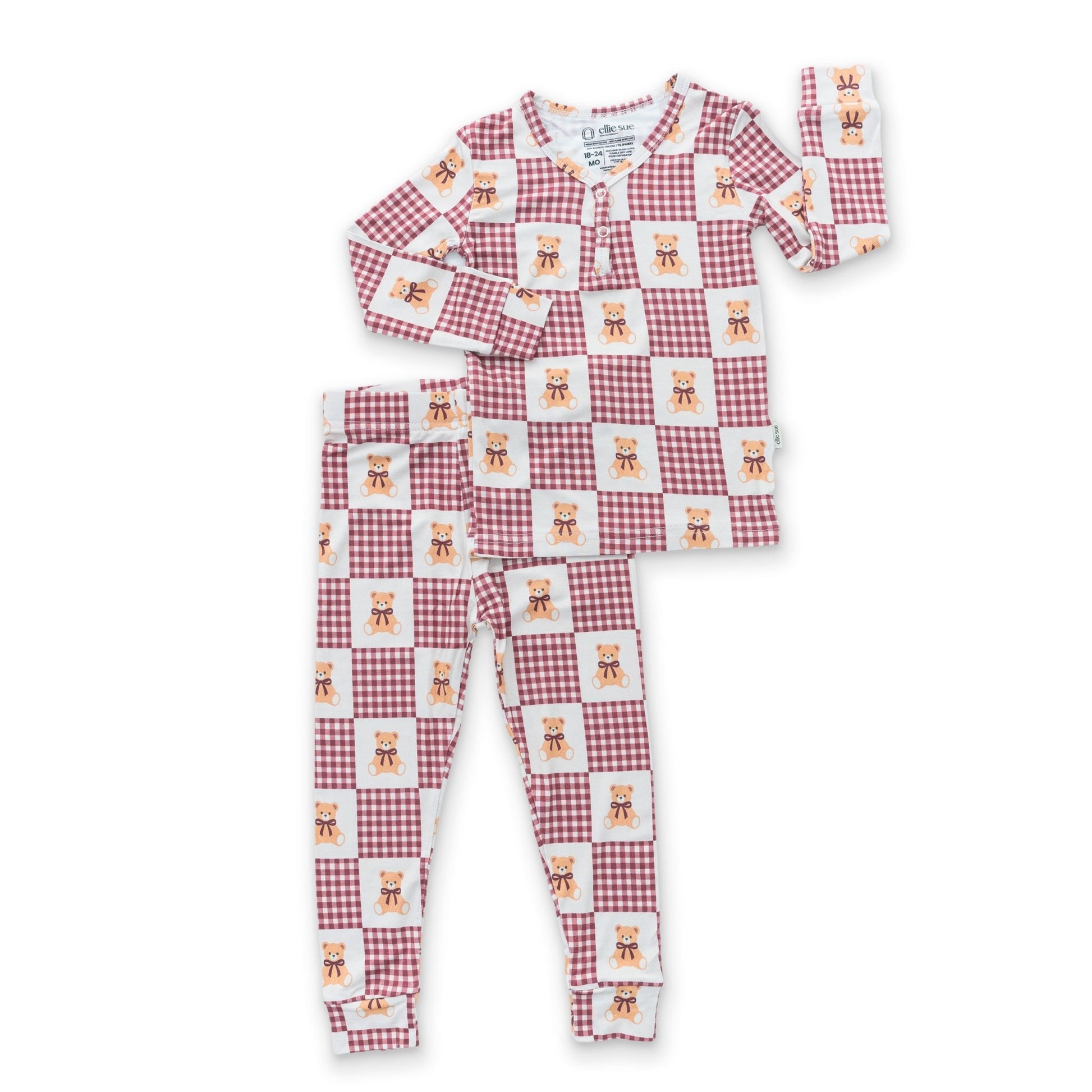 Teddy Pajama SetPajamasEllie Sue18 - 24 Months