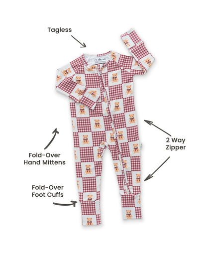 Teddy Zipper RomperZipper RomperEllie Sue0 - 3M