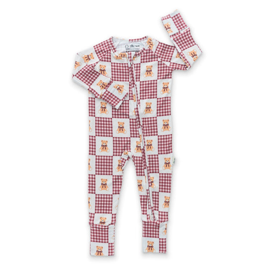 Teddy Zipper RomperZipper RomperEllie Sue0 - 3M