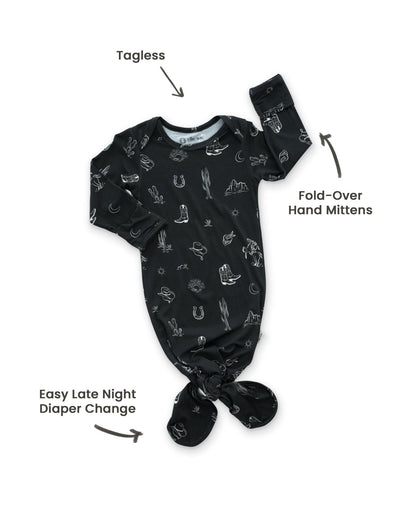 Western Knotted GownKnotted GownEllie Sue0 - 6M
