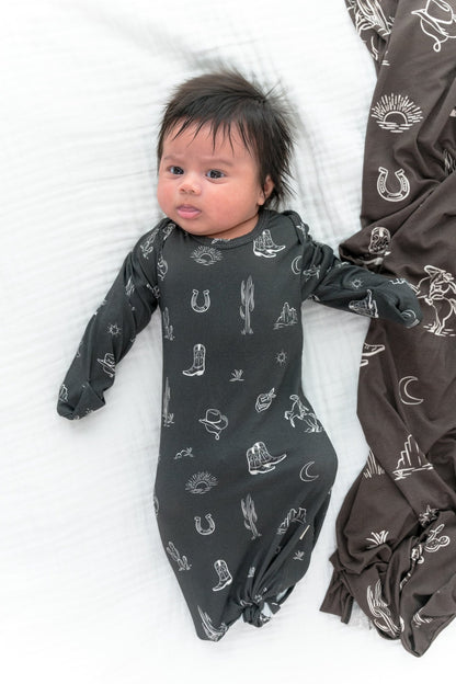 Western Knotted GownKnotted GownEllie Sue0 - 6M