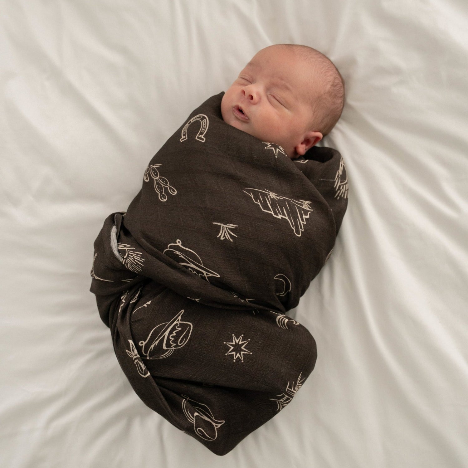 Western Muslin Swaddle BlanketMuslin Swaddle BlanketEllie Sue