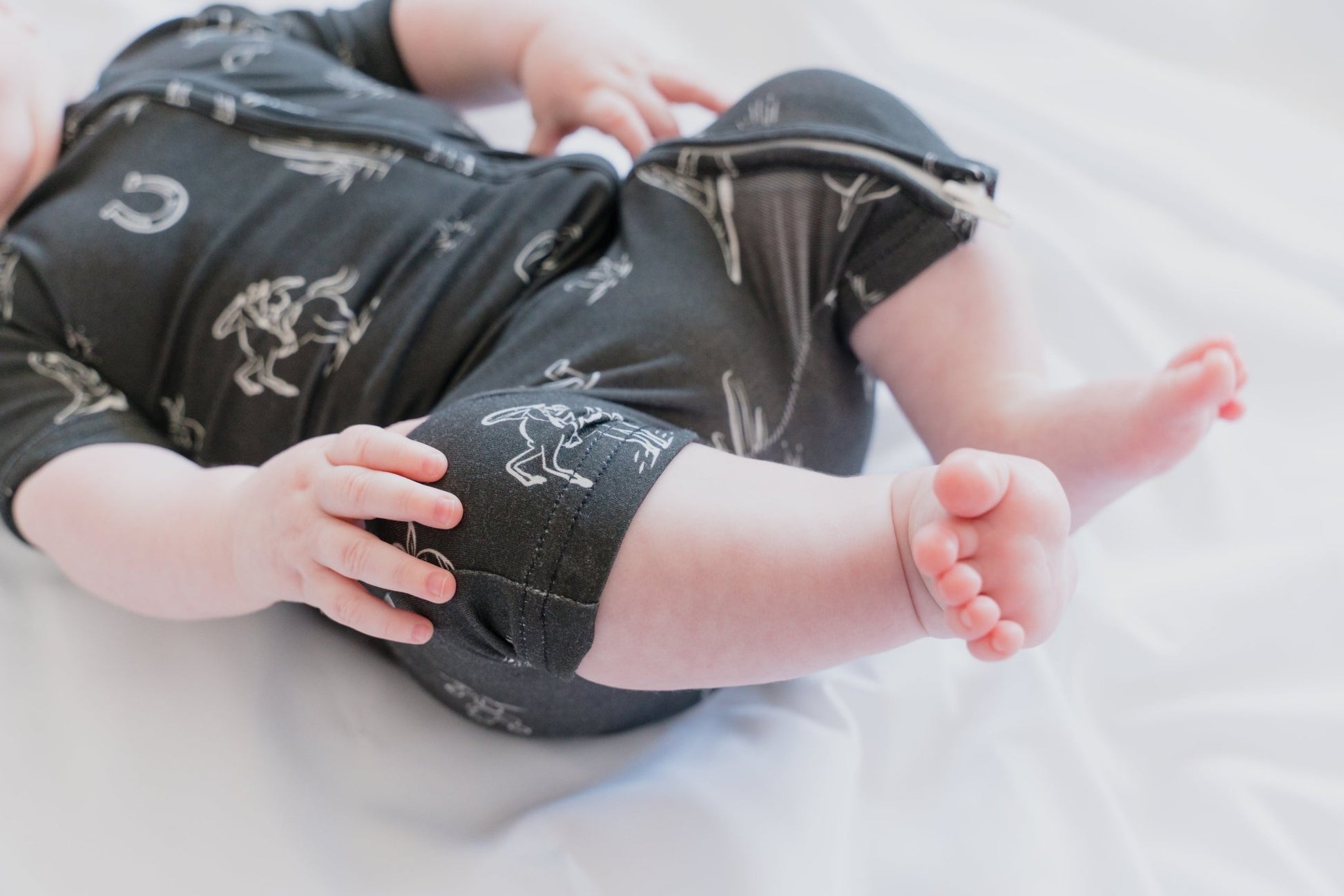 Western Shortie Zip RomperShortie Zip RomperEllie Sue0 - 3M