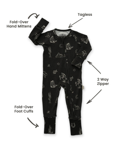 Western Zipper RomperZipper RomperEllie Sue0 - 3 Months