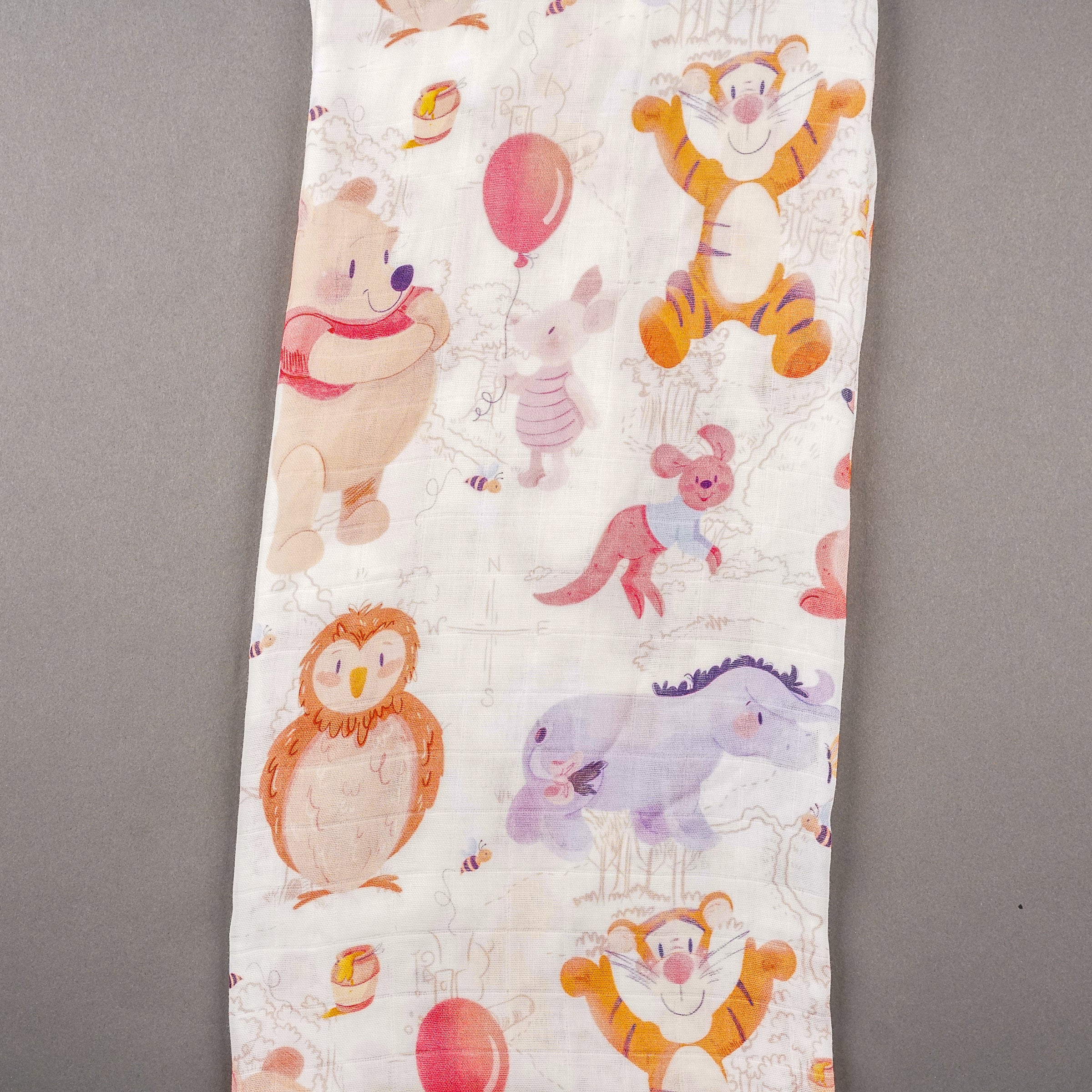 Pink winnie the pooh baby blanket hot sale