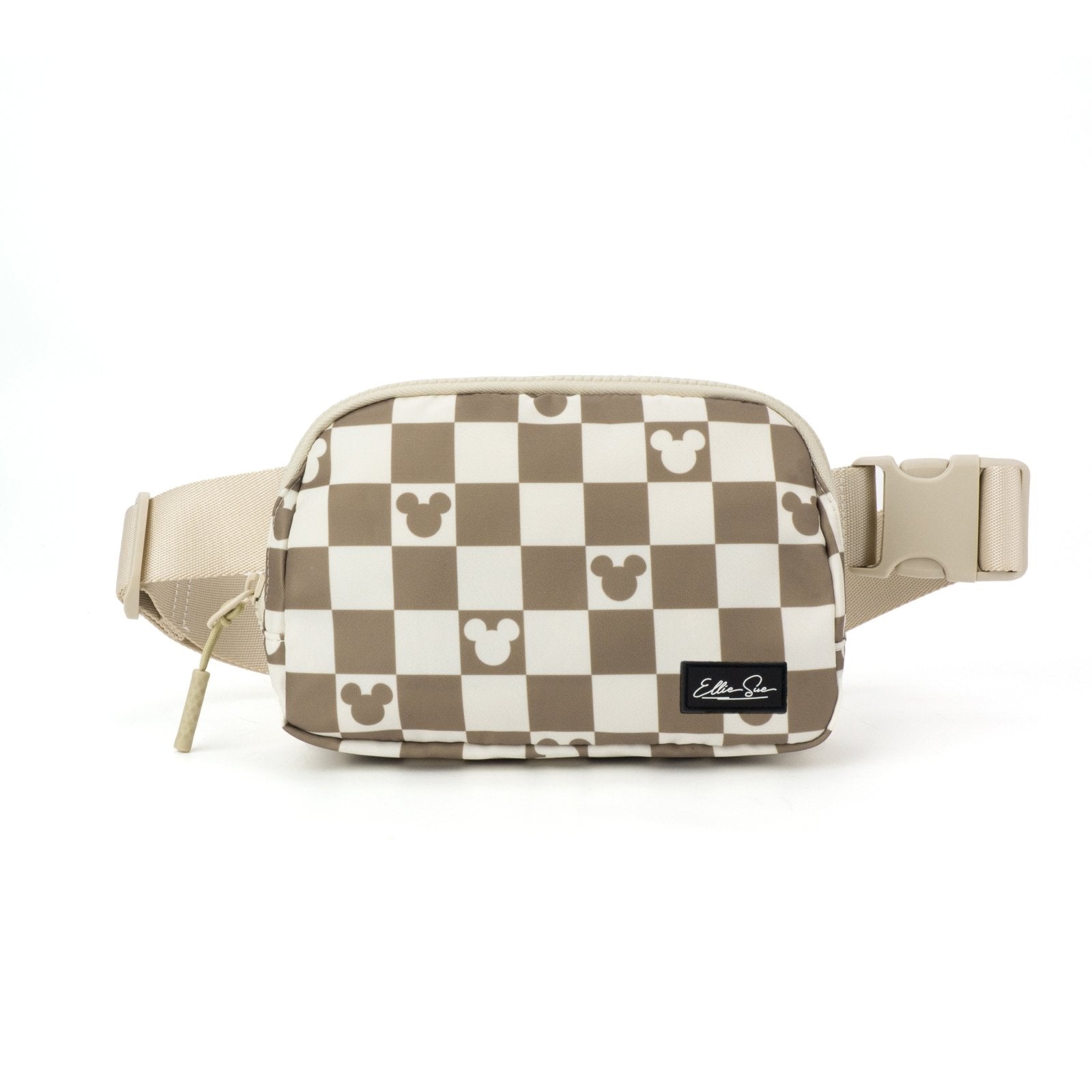 Checkered belt outlet bag