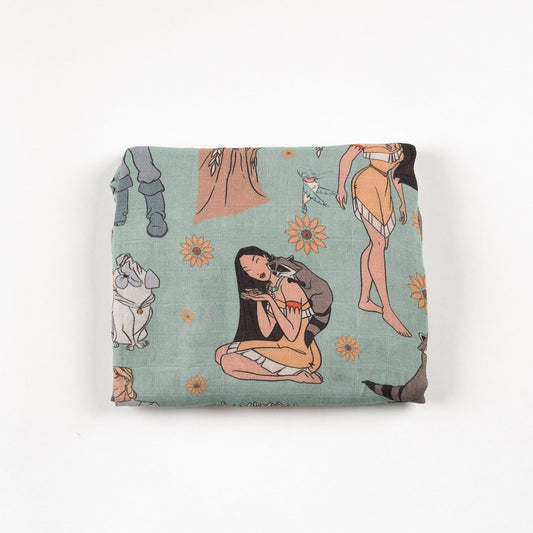 Pocahontas Muslin Blanket