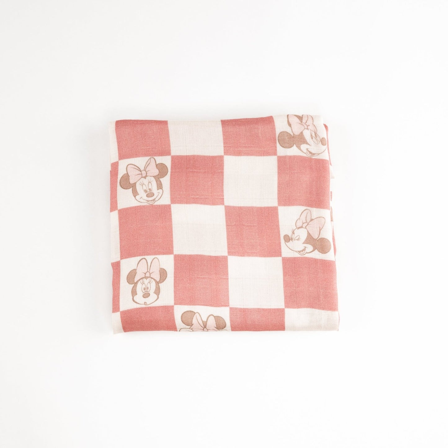 Rose Checkers Muslin Blanket
