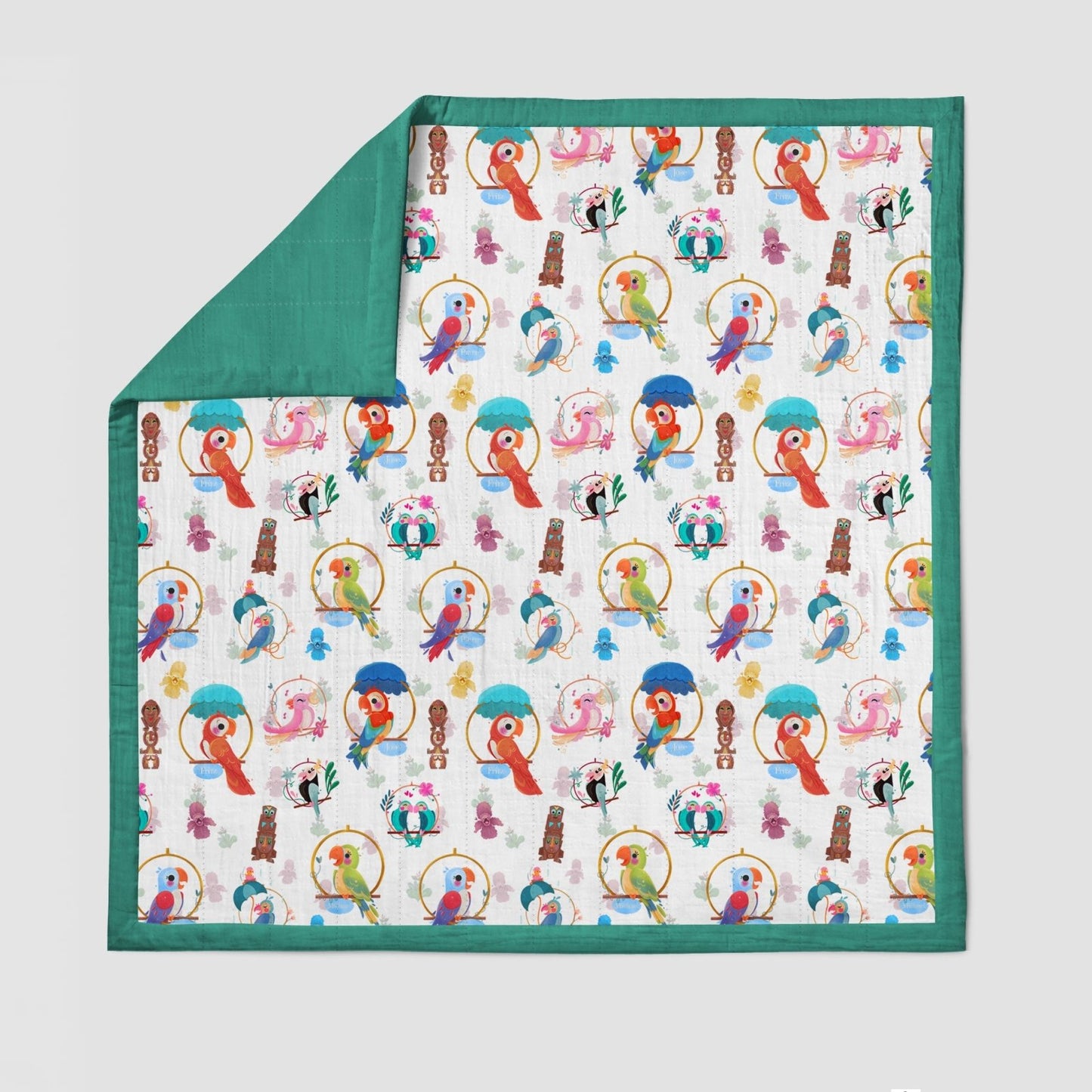 Tropical Hideaway Deluxe Muslin QuiltDeluxe Muslin QuiltEllie SueStandard